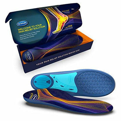 Dr. Scholl's Plantarfasziitis Einlagen mit Fußgewölbeunterstützung für Damen und Herren, Größenanpassbar, 1 Paar