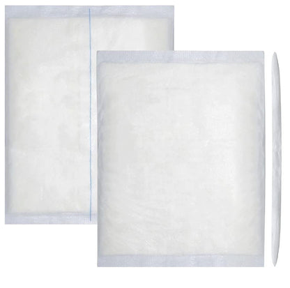 Vakly ABD-Pads 8" x 10" Steril (20er-Pack) – Bauchkompressen mit hoher Saugfähigkeit, nicht haftende Wundauflagen, einzeln verpackt für Wundversorgung & Erste Hilfe – Latexfrei (20er-Pack)