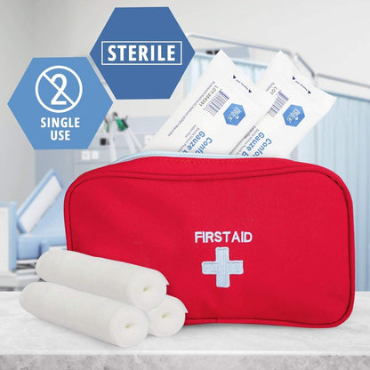 MED PRIDE Sterile Stretch-Gaze-Rolle, Latexfrei, Nicht haftende Rollenbinde für die Wundversorgung, Weich und Elastisch (6 x 147,6 Zoll, Packung mit 6 Stück)