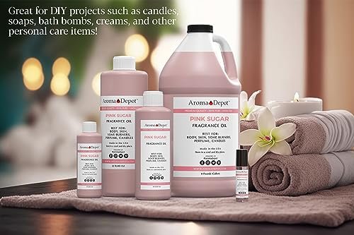 Aroma Depot Pink Sugar Roll-On Parfümöl 10 ml – Unser Interpretation, Hochwertig, Unverdünnt, Hautfreundlich