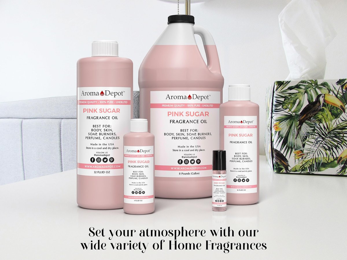 Aroma Depot Pink Sugar Roll-On Parfümöl 10 ml – Unser Interpretation, Hochwertig, Unverdünnt, Hautfreundlich