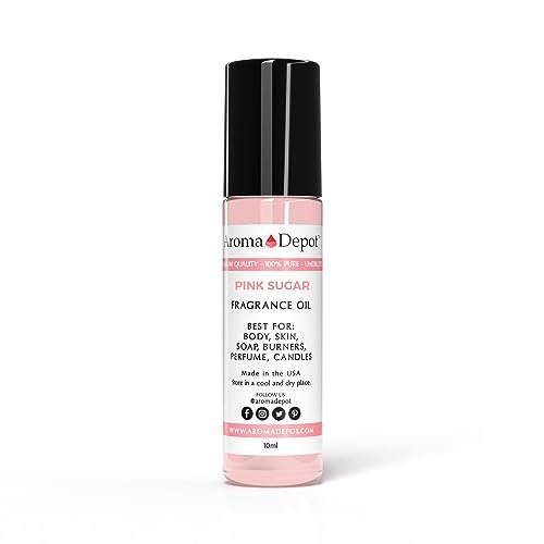 Aroma Depot Pink Sugar Roll-On Parfümöl 10 ml – Unser Interpretation, Hochwertig, Unverdünnt, Hautfreundlich