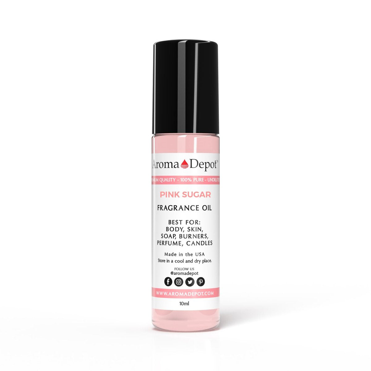 Aroma Depot Pink Sugar Roll-On Parfümöl 10 ml – Unser Interpretation, Hochwertig, Unverdünnt, Hautfreundlich