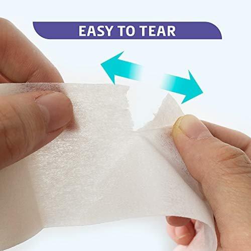 Conkote Weiches Papier-Chirurgisches Klebeband 1" x 10 Yards, Sanfte Haftung und Hypoallergen, 12 Rollen