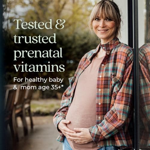 New Chapter Prenatal Vitamine – Tägliches Multivitamin für Frauen ab 35+ mit Methylfolat & Cholin, glutenfrei & non-GMO, 30 Tabletten