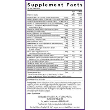 New Chapter Prenatal Vitamine – Tägliches Multivitamin für Frauen ab 35+ mit Methylfolat & Cholin, glutenfrei & non-GMO, 30 Tabletten