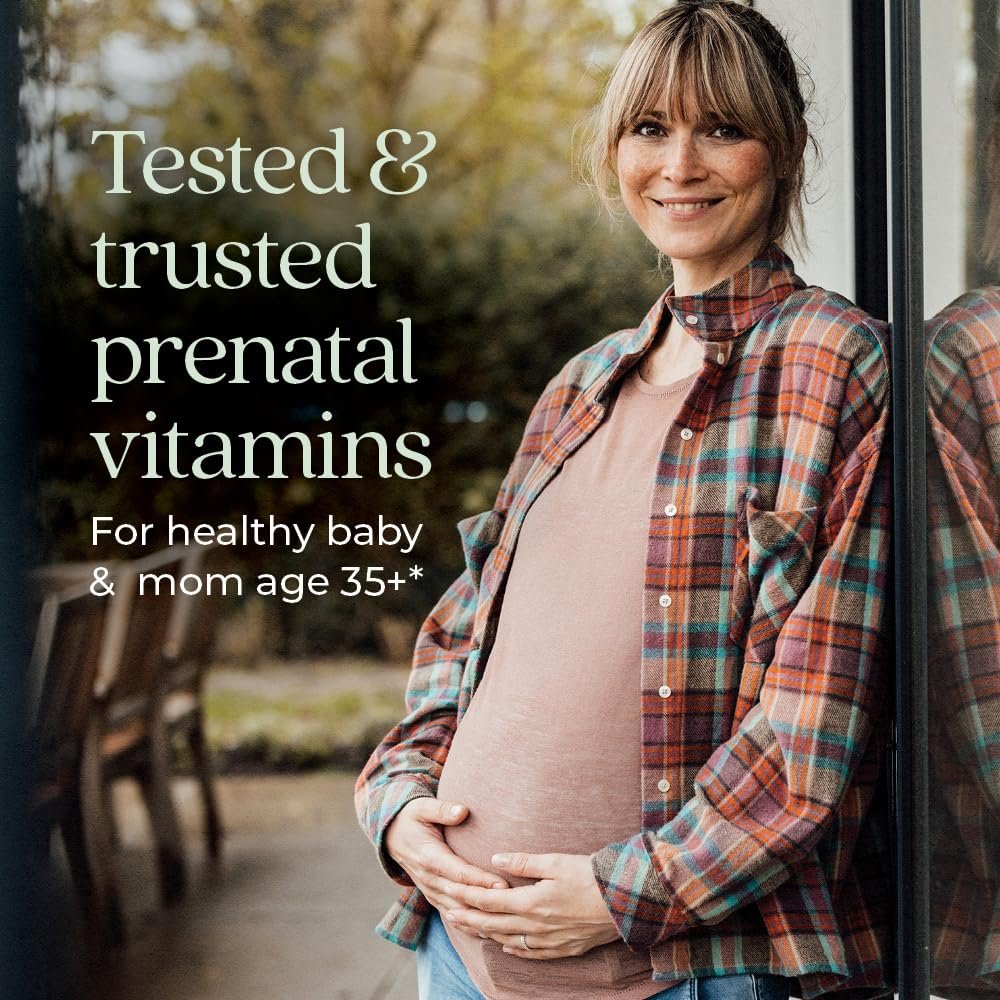 New Chapter Prenatal Vitamine – Tägliches Multivitamin für Frauen ab 35+ mit Methylfolat & Cholin, glutenfrei & non-GMO, 30 Tabletten