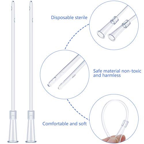 Weißer PVC-Ersatzschlauch für Einläufe – 30-teiliges Set mit flexiblem, abgerundetem Ende für sanftes Einführen, FR12