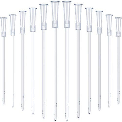 Weißer PVC-Ersatzschlauch für Einläufe – 30-teiliges Set mit flexiblem, abgerundetem Ende für sanftes Einführen, FR12