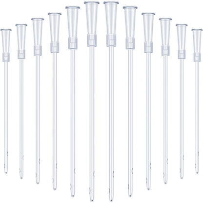 Weißer PVC-Ersatzschlauch für Einläufe – 30-teiliges Set mit flexiblem, abgerundetem Ende für sanftes Einführen, FR12