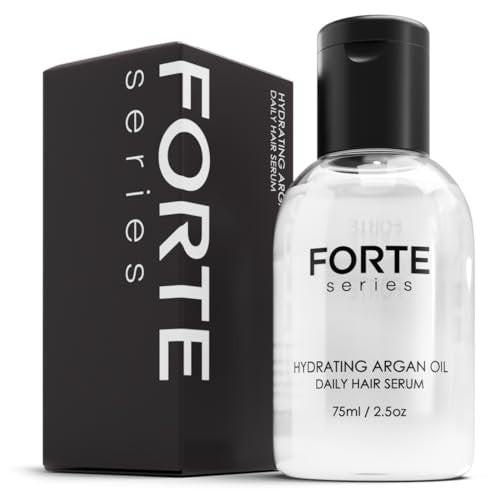 Alex Costa Hydrierendes Arganöl Tägliches Haar-Serum von Forte Series – Sulfatfreies Arganöl für Männer, für trockenes und geschädigtes Haar, zum Stylen (75 ml / 2,5 oz)