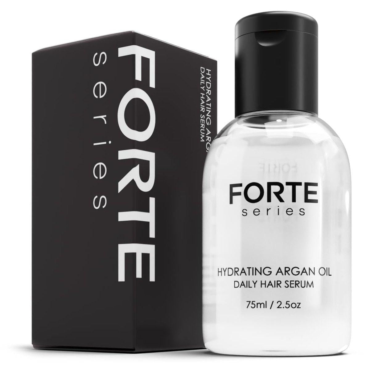 Alex Costa Hydrierendes Arganöl Tägliches Haar-Serum von Forte Series – Sulfatfreies Arganöl für Männer, für trockenes und geschädigtes Haar, zum Stylen (75 ml / 2,5 oz)