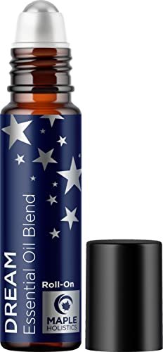 Schlaföl Roll-On - Aromatherapie Roller für erholsamen Schlaf mit reinem Lavendel & Römischer Kamille - Beruhigende Mischung für nächtliche Aromatherapie (1er-Pack)
