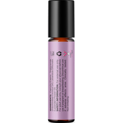 Lavendel Ätherisches Öl Roll On - Beruhigendes Aromatherapie Öl für Schlaf, Kopfschmerzen und Entspannung - Natürliches, bereits verdünntes Schlaföl für die Nacht mit Lavendelöl für die Haut