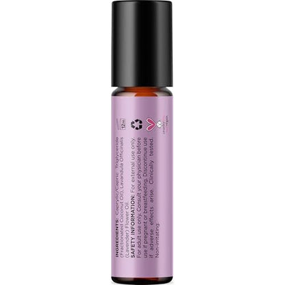 Lavendel Ätherisches Öl Roll On - Beruhigendes Aromatherapie Öl für Schlaf, Kopfschmerzen und Entspannung - Natürliches, bereits verdünntes Schlaföl für die Nacht mit Lavendelöl für die Haut