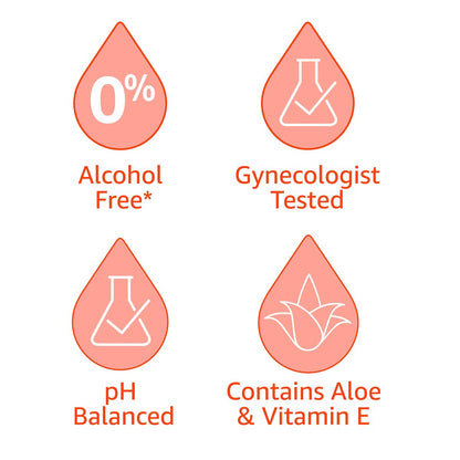 pH-ausgeglichene, spülbare Damenhygiene-Feuchttücher, frischer Duft, alkoholfrei, 168 Stück (4 Packungen à 42)