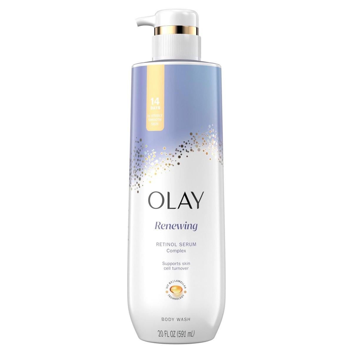 Olay Reinigendes & Erneuerndes Nacht-Duschgel, 529 ml