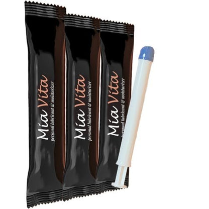 Mia Vita Pre-Filled Feuchtigkeitscreme – Vaginale Intimpflege bei Trockenheit, Juckreiz und Brennen, 3 Applikatoren