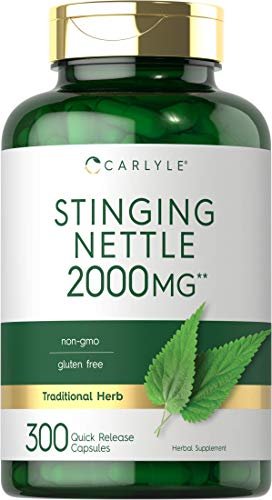 Carlyle Brennnesselblätter Extrakt Kapseln | 300 Kapseln | Kräuterformel | Non-GMO & Glutenfrei