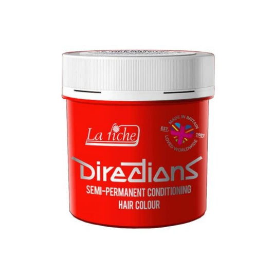 6x La Riche Directions Semi-Permanente Haarfarbe 88ml - Neon Rot