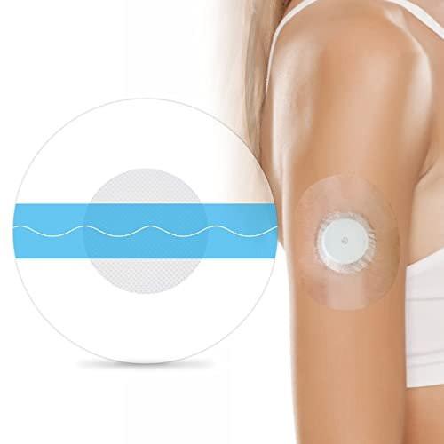 HONYOU Libre 2 Plus Sensor Covers & Lingo CGM – 40-teiliges Set wasserdichter Patches für Freestyle Libre 1/2/3 Plus, hypoallergen & latexfrei, 15 Tage Haltbarkeit