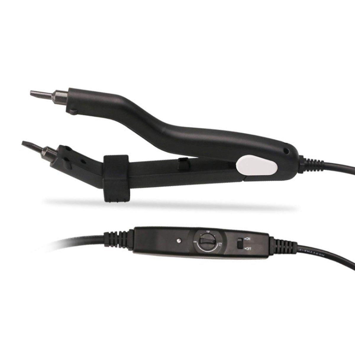 Fiunkes Fusion-Haareisen mit einstellbarer Temperatur – Keratin-Bonding-Werkzeug für Haarverlängerungen