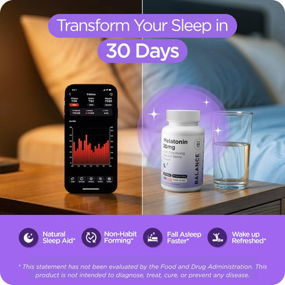 Melatonin 20mg Fast-Dissolve Tabletten - Hochdosiert, Schnellwirkend, Natürlicher Schlafunterstützung - Schlafhilfe für Erwachsene - Nicht benommen, Arzneimittelfrei - 120 Schlafpastillen (120 Stück)