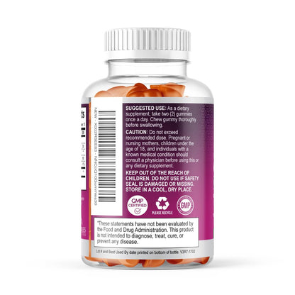 CoQ10 Gummis - Coenzym Q10 100mg pro Portion - 3-fache Stärke, hohe Absorption, Antioxidans-Ergänzung für Herzunterstützung & Energieproduktion - 30 Gummis