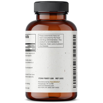 Futurebiotics Vitamin K2 als MK-7 100 µg – Unterstützt starke Knochen, Nicht-GMO, 100 vegetarische Kapseln