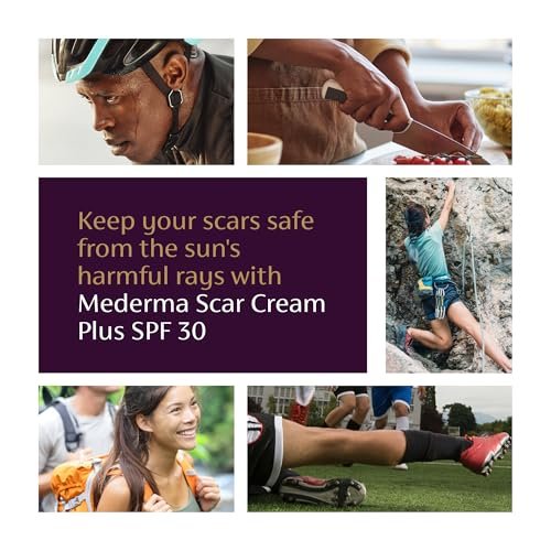 Mederma Narbencreme Plus SPF 30 - Fortschrittliche Narbenbehandlung, schützt vor Sonnenschäden, reduziert das Erscheinungsbild von Narben durch Akne, Verbrennungen, Operationen & Verletzungen, 20 g