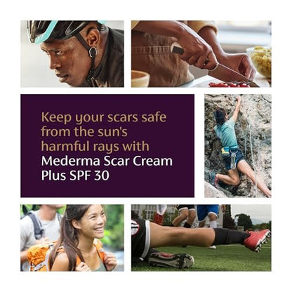 Mederma Narbencreme Plus SPF 30 - Fortschrittliche Narbenbehandlung, schützt vor Sonnenschäden, reduziert das Erscheinungsbild von Narben durch Akne, Verbrennungen, Operationen & Verletzungen, 20 g