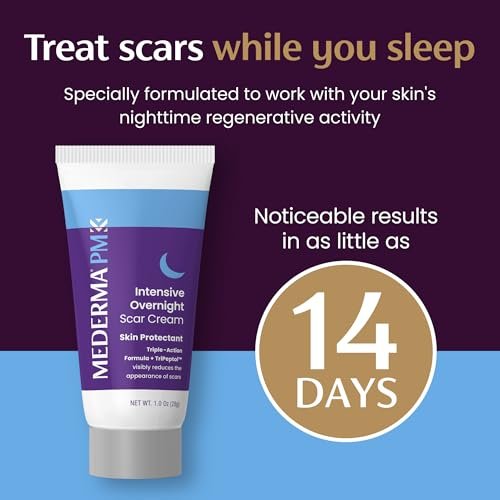 Mederma PM Intensive Nacht-Narbencreme – Reduziert Narben über Nacht, klinisch geprüft, 28 g