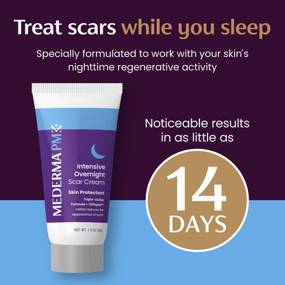 Mederma PM Intensive Nacht-Narbencreme – Reduziert Narben über Nacht, klinisch geprüft, 28 g