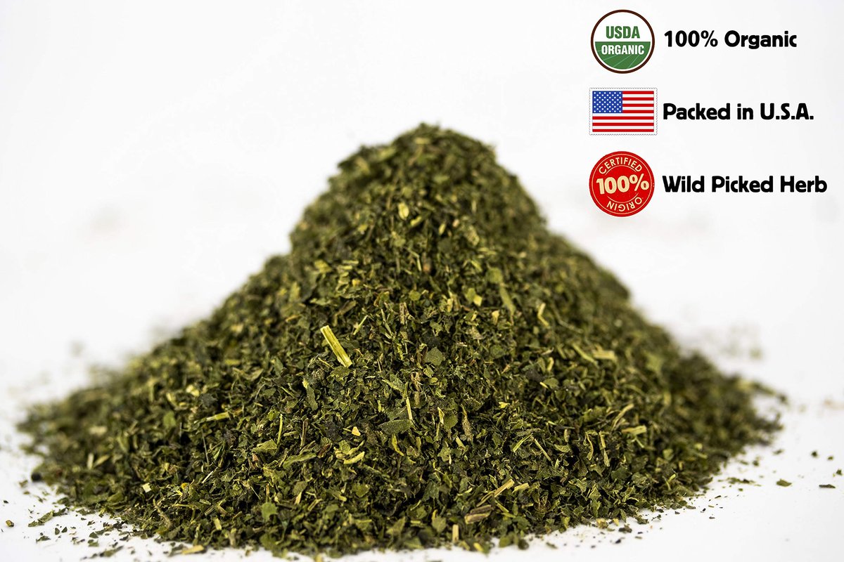 Brennnesseltee - 8Oz (REAL WILD HARVEST) | 100% USDA Bio-zertifiziert | Lose Blätter (Urtica Dioica) Geschnitten & Gesiebt