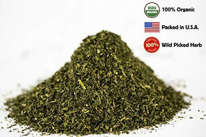 Brennnesseltee - 8Oz (REAL WILD HARVEST) | 100% USDA Bio-zertifiziert | Lose Blätter (Urtica Dioica) Geschnitten & Gesiebt