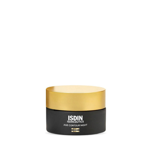 ISDIN Age Contour Nacht-Gesichts- und Halscreme mit Melatonin und Peptiden, 1,8 Unzen