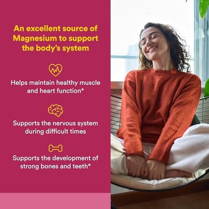 Natural Factors Magnesium Bisglycinat Pulver – Ganzheitliche Unterstützung für Knochen, Muskeln & Nerven – 5,1 oz (50 Portionen)