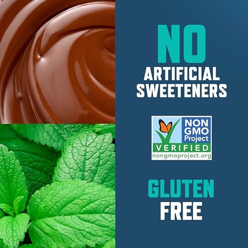 CLIF BUILDERS Proteinriegel – Schokoladen-Minze – 20 g pflanzliches Protein – glutenfrei – nicht gentechnisch verändert – niedriger glykämischer Index – ohne künstliche Süßstoffe – 2,4 oz (12er-Pack)
