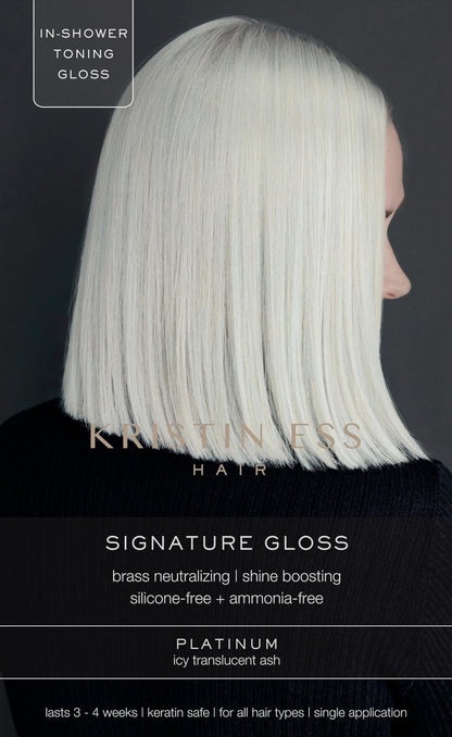 Kristin Ess The One Signature Hair Gloss – Platin: Eisfarben Transluzent Ash