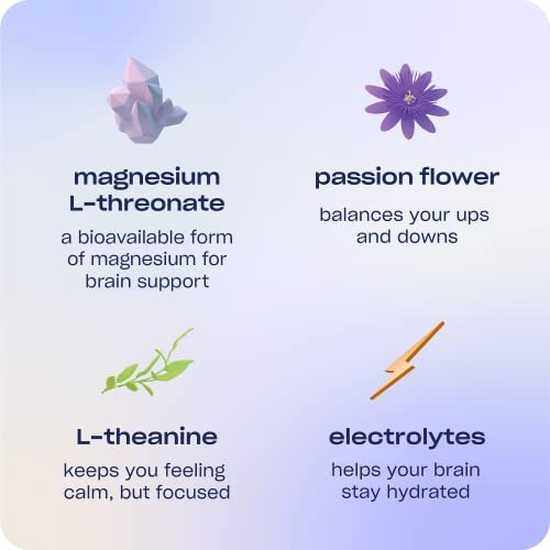 Recess Mood Powder – Magnesium L-Threonat mit Passionsblume, L-Theanin & Elektrolyten – Geschmacksneutral, 10er-Pack