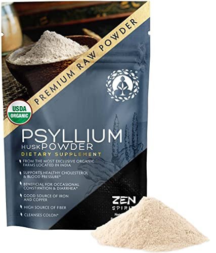 Bio Flohsamenschalenpulver - Premium Indisches Naturprodukt, Ballaststoffreich, Natürliches Abführmittel, Perfekte Darmreinigung & Körperentgiftung - Glutenfrei, Vegan & Keto-freundlich (227g)