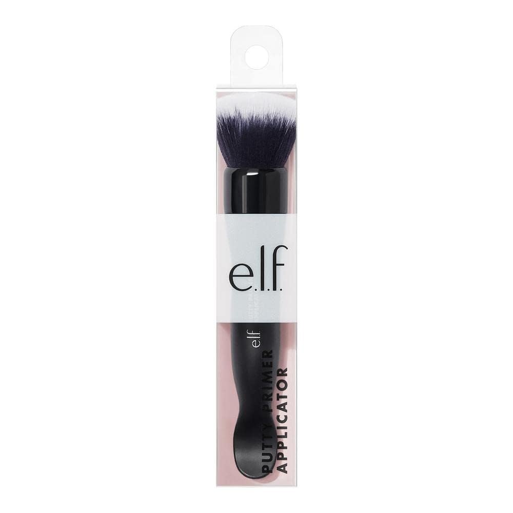 e.l.f. Putty Primer Pinsel & Applikator, Doppelendiges Make-up-Werkzeug für e.l.f. Putty Produkte, mit synthetischen Borsten, vegan & tierversuchsfrei