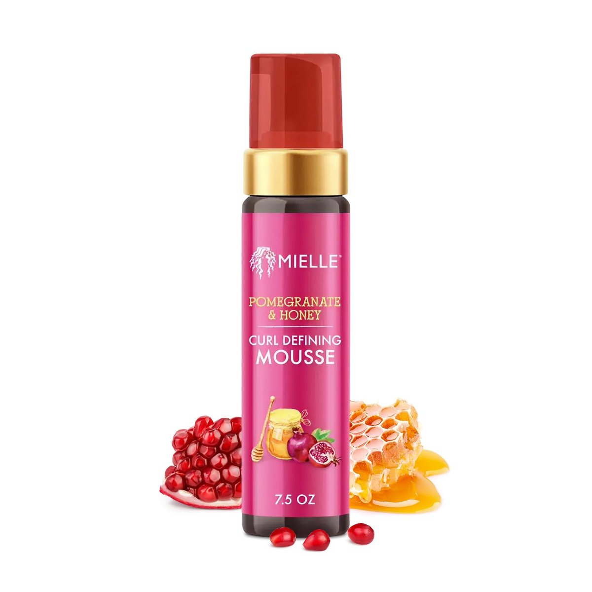 Granatapfel & Honig Locken-Schaumfestiger mit Halt – Mielle Organics