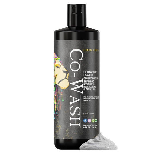 Lion Locs Shampoo und Conditioner für Dreads, Sisterlocks, Locks und Dreadlocks | Leichter veganer Co-Wash (237 ml)