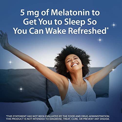 Unisom Simple Slumbers Schlafgummis ohne Arzneimittel, Melatonin 5mg, Schlafunterstützung für Erwachsene, Mitternachts-Himbeer-Geschmack, 120 Stück