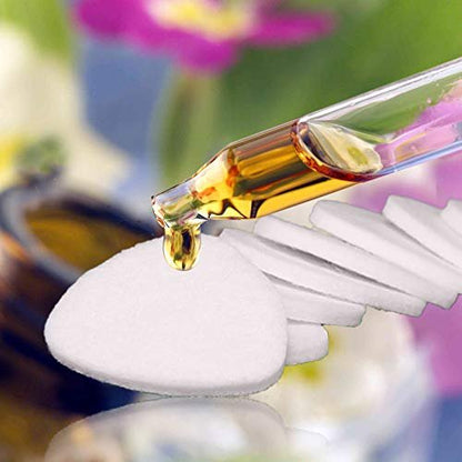 Ulrempart Ersatzpad für Homedics Luftbefeuchter & Duftdiffuser | Mikrofaser-Pad für Ölschale | Dreieckiges Pad | 30er-Pack Weiß