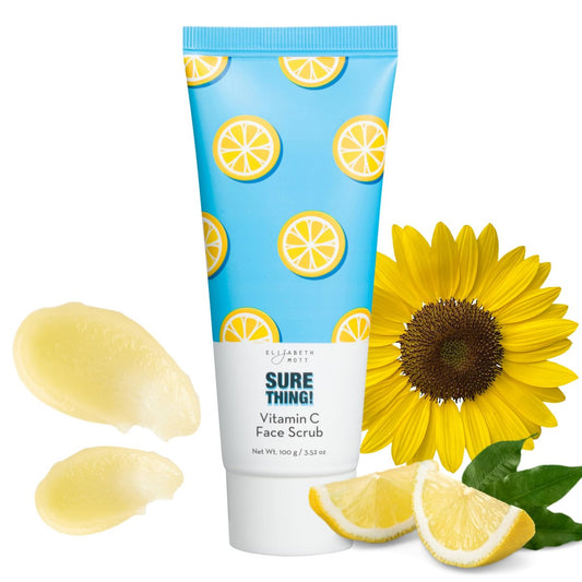 Elizabeth Mott Sure Thing Vitamin C Gesichtspeeling – Wärmeaktivierender Peeling-Reiniger für tiefenwirksame Porenreinigung & glattere Haut – Sanfter aufhellender Peeling, vegan & tierversuchsfrei, 100 ml
