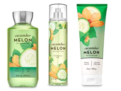 Bath & Body Works Gurken-Melone 3-teiliges Set – Körperpflege-Set