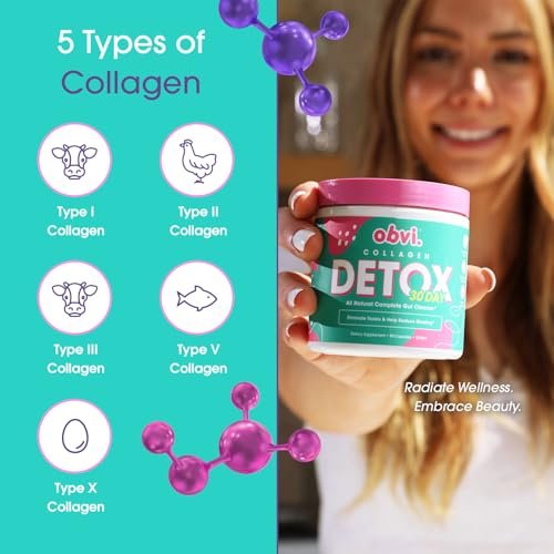Obvi Detox Colon Cleanse Supplement | Fördert Verdauung und Darmgesundheit, Blähungslinderung, hilft bei der Entfernung von Giftstoffen | Immununterstützung mit Mariendistel, Flohsamenschalen, Sennesblättern | 90 Kapseln | 30 Portionen