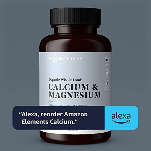 Bio Vollwertiges Calcium & Magnesium mit Vitamin D3 – Vegan, Glutenfrei, 90 Tabletten